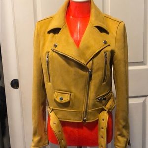 Zara Suede Biker Jacket